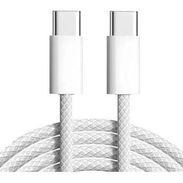 Imagem de Cabo USB-C/C Profissional 2 Metros 60W – Reforçado, Dados até 20Gbps e Vídeo 4K 60Hz para iPhone 15, 16, 17 e 18 | Samsung | Motorola