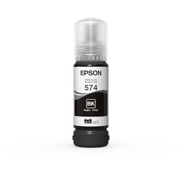 Imagem de Garrafa De Tinta Original Epson Ecotank T574 Preta Fotográfica - T574120
