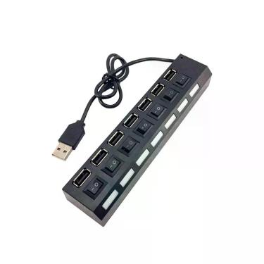 Imagem de Hub Usb 7 Portas Com Chave Seletora 2.0 Speed - GENZO