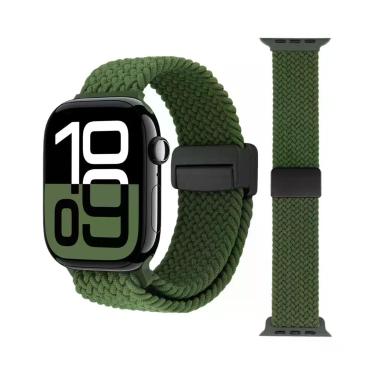 Imagem de Pulseira Magnética Trançada De Nylon Para Apple Watch Ultra 49mm 46mm 