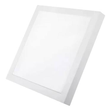 Imagem de Luminária Plafon Led Sobrepor Quadrado 40x40 Taschibra 36w, 6500k