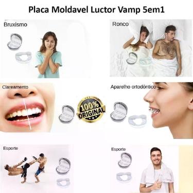 Imagem de Aparelho Anti Bruxismo Clareamento Dental Anti Ronco- 5Em1