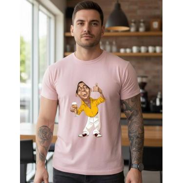 Imagem de Camiseta Estampada Premium Zeca Pagodinho Algodão Estilosa - Versitz, 