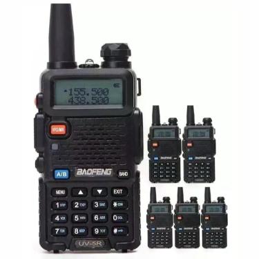 Imagem de Kit 6 Rádio Comunicador Baofeng Bf-Uv-5R Com - Radio Comunicação Baofe