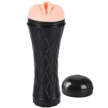 Imagem de Masturabations 2 em 1 Masturbadores Masculinos, P-us-sy de 3D Realista - M-asterburbator Toy Toys Masculino de Brinquedos de Sexo Masculino Prazer Oral M-asturbação