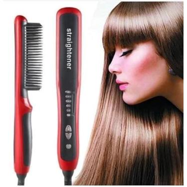 Imagem de Escova De Cabelo Cerâmica Straightener Com Visor Led