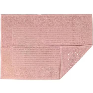 Imagem de Toalha De Piso Basic Antiderrapante 50x70cm Rosa Romã