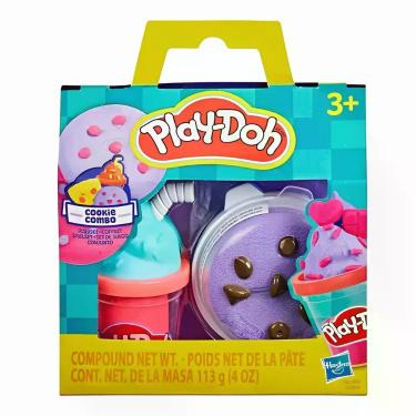 Imagem de Massinha de Modelar Kit Festival do Biscoito Play Doh Permite Criar Biscoitos Coloridos e Milkshakes Estimula Imaginacao