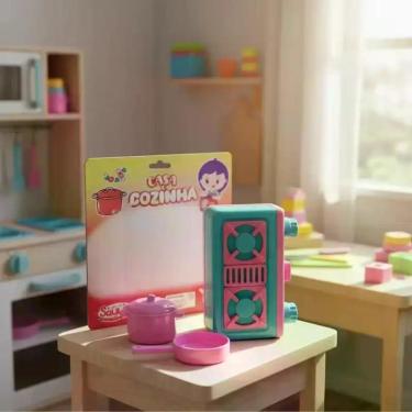Imagem de Kit Utensílios De Cozinha De Brinquedo Infantil Mini - Sayuri, 2 Panel