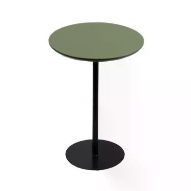 Imagem de Mesa Lateral Tampo 30cm (41 Cm Altura) Verde Acetinado