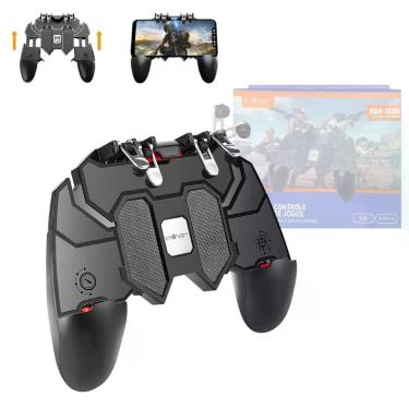Imagem de Controle Gamer Manual Com Gatilhos Suporte Celular