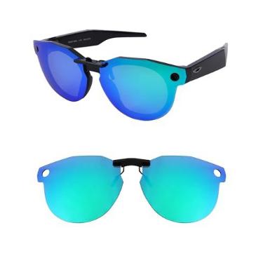 Imagem de HILEEN Óculos de sol polarizados com clipe para Oakley Meta HSTN OW8002 51 mm para homens e mulheres proteção UV - verde