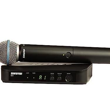 Imagem de Microfone de Mão Sem Fio Shure BLX24/B58, Cápsula BETA58