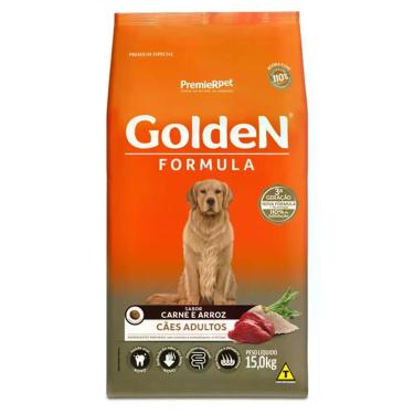 Imagem de Ração Golden Fórmula para Cães Adultos Sabor Frango e Arroz 15kg