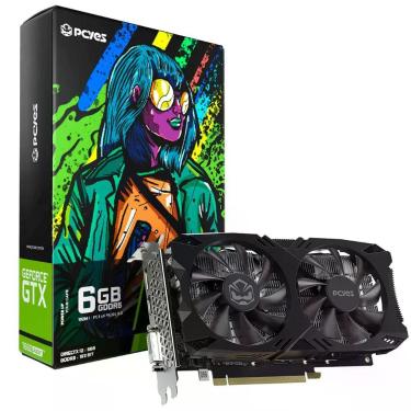 Imagem de Placa De Vídeo Pcyes Nvidia Geforce Gtx1660 Super, 6gb Gddr6, 192-bit, Dual Fan, Hdmi, Display Port E Dvi - Pvx1660s62f