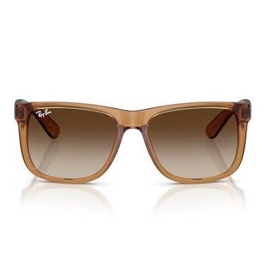 Imagem de Óculos de Sol Ray-Ban Justin 0RB4165 681413 Tam 55 / Marrom Claro - Lentes Marrom