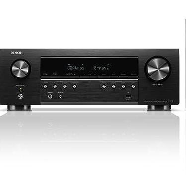 Imagem de Denon Receptor de home theater AVR S770H 7,2 Ch (modelo 2023) receptor HDMI UHD 8K (75W x 7), transmissão sem fio via HEOS, Bluetooth e Wi-Fi integrado, Dolby TrueHD, DTS Neural: X e DTS: X Surround