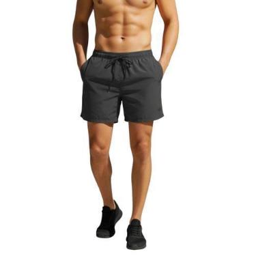 Imagem de Shorts Elastano Masculino Esportivo Academia Com Cordão Verão Praia Ci