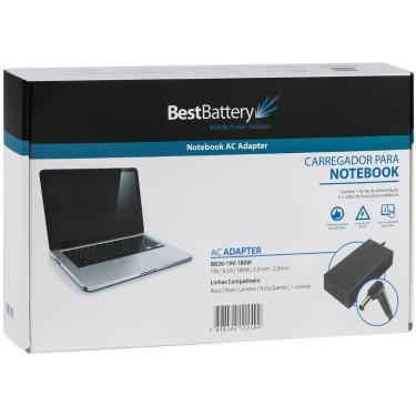Imagem de Fonte Carregador para Notebook Asus Gamer G75vw - BestBattery, 180 Wat
