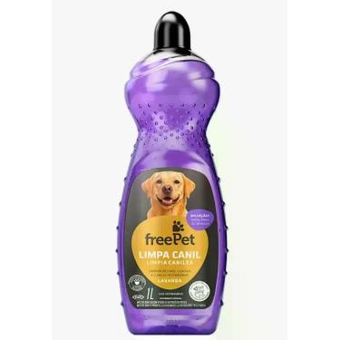 Imagem de Desinfetante Limpa Canil Free Pet Azulim Lavanda 1l