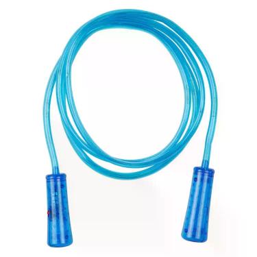 Imagem de Pula Corda Infantil 2m com Luz LED Brinquedo de Pular - DM Toys, Azul