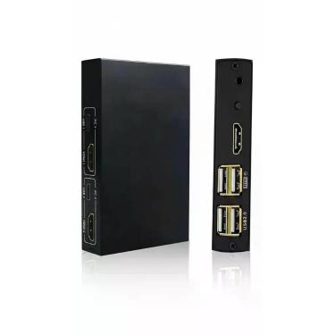 Imagem de Chaveador KVM HDMI 2x1 USB 2.0 4K 30Hz - Congratulations Store