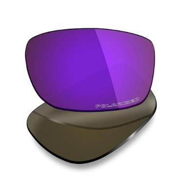 Imagem de Mryok Lentes de reposição ultra polarizadas para óculos de sol Ray-Ban RB4068 60 mm, HD Polarized, proteção UV, resistente a impactos e ajuste perfeito - roxo plasma