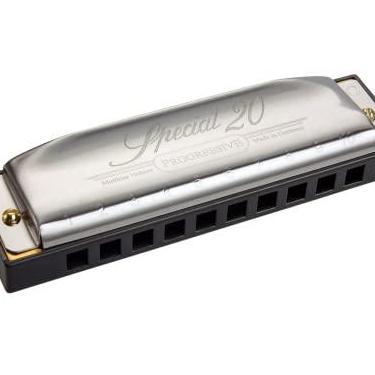 Imagem de Hohner Gaita diatônica especial 20, C-major - palhetas profissionais, responsivas, pente de plástico moldado por injeção com bocal projetor