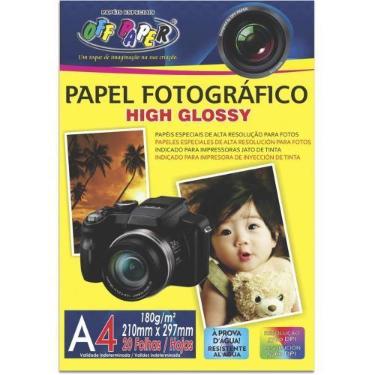 Imagem de Papel Fotografico INKJET A4 HIGH 180G - OFF Paper