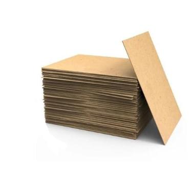 Imagem de Kit 2 Placa Chapa MDF Cru 6mm 40x40 cm Quadro Artesanato