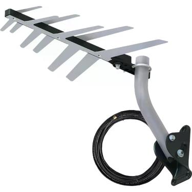 Imagem de Antena 4k Externa Digital Completa Profissional com Mastro e Cabo de 1