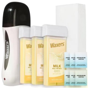 Imagem de Kit de Depilação com Rolo de Cera Milk Roll On Waxers