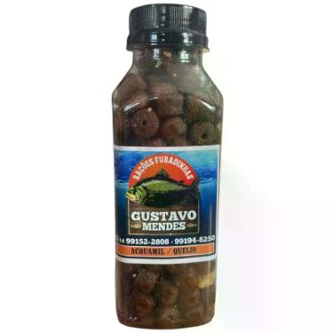 Imagem de Ração furadinha gustavo mendes (acquamil) sabor:queijo
