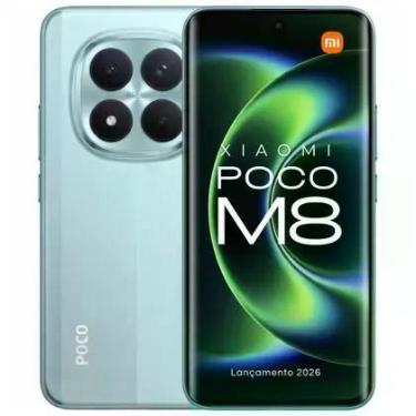 Imagem de Xiaomi POCO M8 5G Verde 256GB 8GB RAM Smartphone, 256GB, Verde