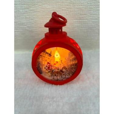 Imagem de DECORAÇÃO LUMINÁRIA ENFEITE NATALINO LAMPARINA DE NATAL LED (estilo 4 - C)