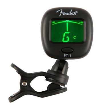 Imagem de Sintonizador profissional FT-1 para guitarra acústica, guitarra elétrica, baixo, bandolim, violino, ukulele e banjo
