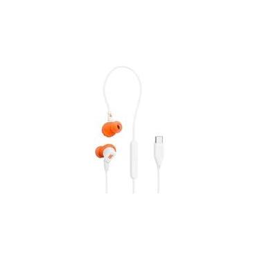 Imagem de Fone de Ouvido Esportivo JBL Endurance Run 3, USB-C, À Prova de Suor, Branco - JBLENDURRUN3CWHT
