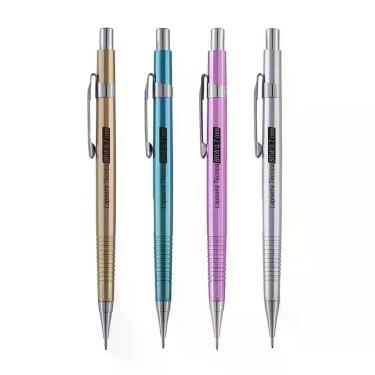 Imagem de Lapiseira tecnica 0.7mm cores metalicas - BRW, Dourado, S/T