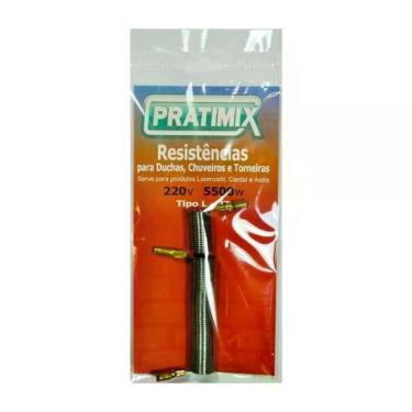 Imagem de Resistência Maxi Chuveiro Ducha 220 Volts 5500 Watts - Altura 19cm Largura 8cm Profundidade 1cm