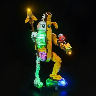 Imagem de LocoLee Light kit Compatible with Lego Peely Bone Fortnite 77072 - Only Lights, NO Bricks, Lighting Accessories Compatible with Lego 77072 Fortnite: Skeleton Banana Man