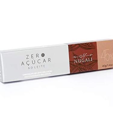 Imagem de Tablete Chocolate Zero Açúcar ao Leite 40g Nugali