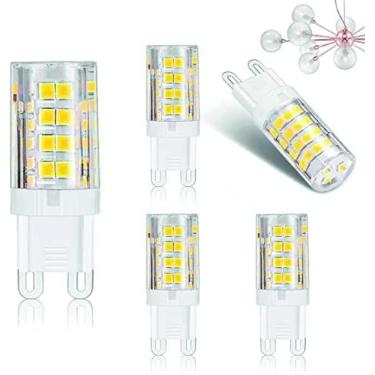 Imagem de Kit 5 Lampada Led Halopim G9 7w P/Lustre Arandela 110v 220v (BRANCO QUENTE 220V)