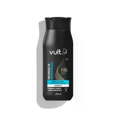 Imagem de Vult Cosméticos Shampoo Cabelos Recarga Hidratação Colágeno Vegetal Ác