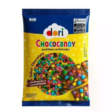 Imagem de 5 sacos Chocolate Confeito Chococandy Sortido 500gr - Dori