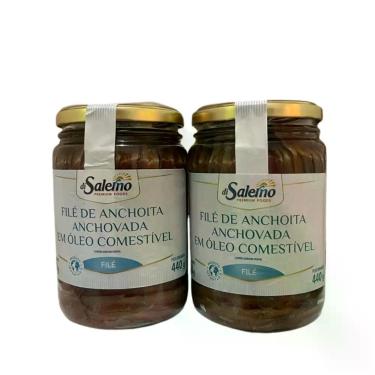 Imagem de Kit 02 Un Filé De Anchova Di Salerno Em Óleo Comestível 550g