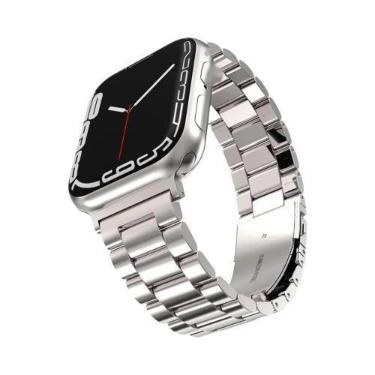 Imagem de Pulseira De Aço Inoxidável De 46mm 49mm Para Apple Watch Ultra, Bracel