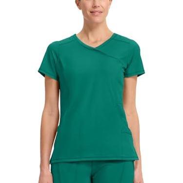 Imagem de Infinity Camiseta feminina Cherokee Nurse Scrubs 2625A, Verde caçador, P