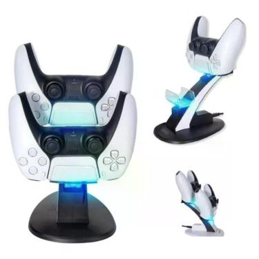 Imagem de Estação Carregamento Controle Ps5 Dual Carregador Usb Dock