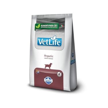 Imagem de Vet Life Ração Farmina Natural Hepatic para Cães com Insuficiência Hepática - 2Kg