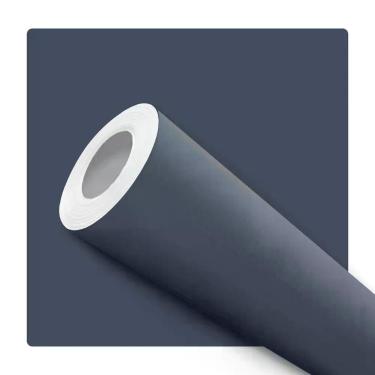 Imagem de Papel de Parede Adesivo Decorativo Azul Petróleo Liso Moderno Quarto S
